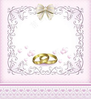 婚礼邀请卡图片