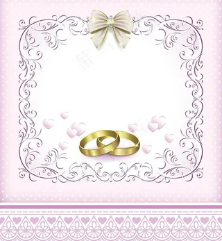 婚礼邀请卡图片