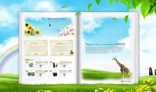 春天 翻开的书图片