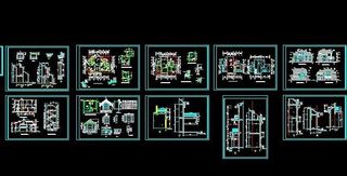 三层现代风格别墅建筑设计图&nbs...