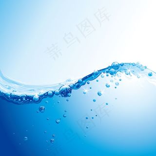 水 水紋 藍色