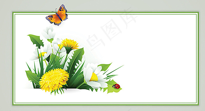 春天花卉背景图片