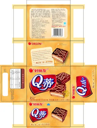 Q蒂多层蛋糕摩卡巧克力味56g