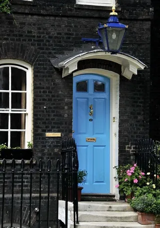 欧式楼房 特写图片