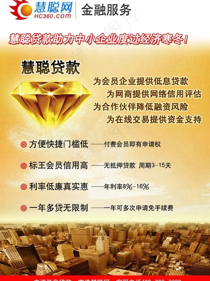 金融宣传图片psd模版下载