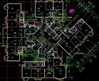 黄埔雅苑 标准层平面图图片