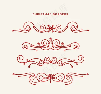 圣诞装饰包花纹素材