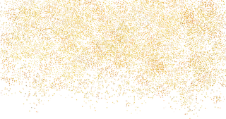 黄色漂浮点点png元素素材