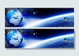 科技banner背景——高清图片