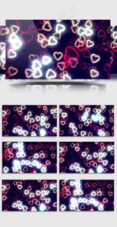 浪漫唯美婚礼婚庆舞台背景视频