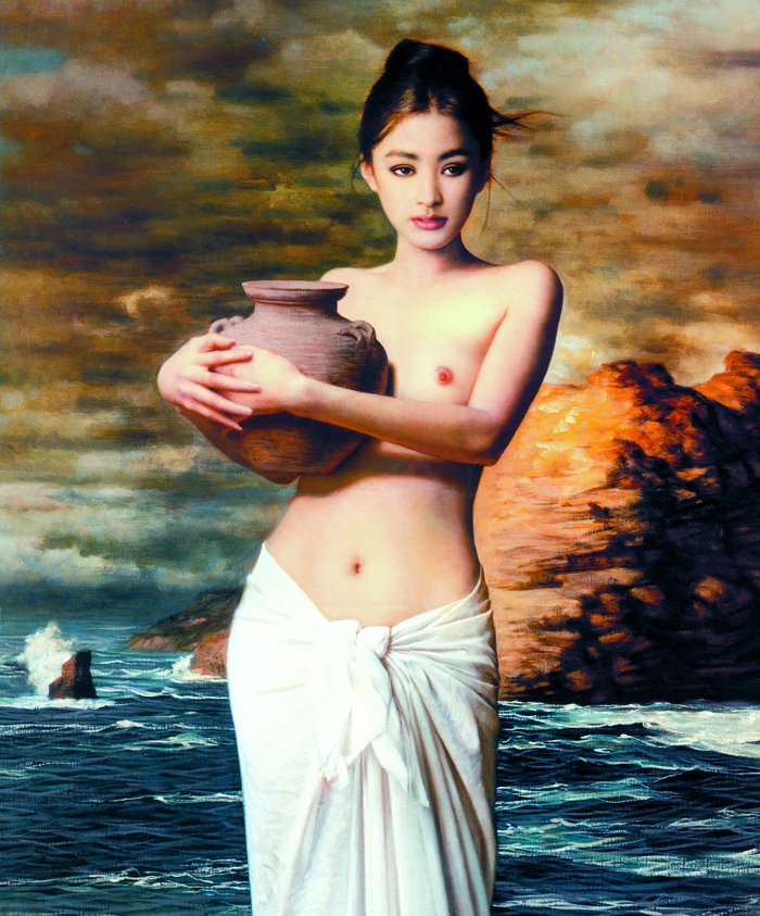 抱陶女