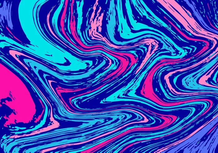 流质油漆交融彩色海报背景高清印刷素材