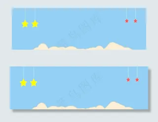 简约小清新海报BANNER背景