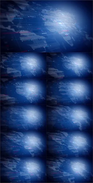 大气三维科技世界地图背景素材