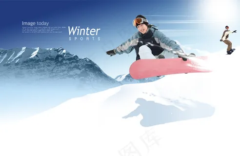 滑雪运动人物 滑雪运动人物