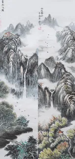 水墨山水画图片