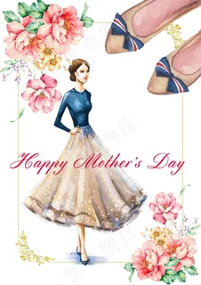母亲节节日海报