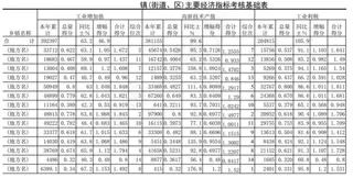 镇(街道、区)主要经济指标考核基础...