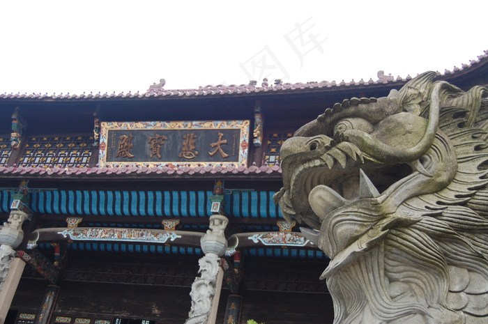 九华山寺庙图片