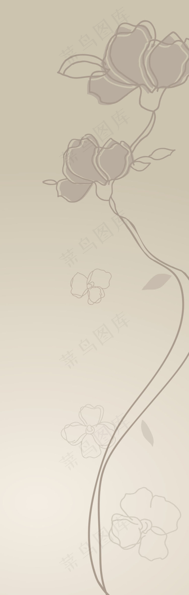 矢量花纹拼接壁纸