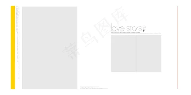 儿童幼儿园蓝色卡通宝宝照片相册模板源文件