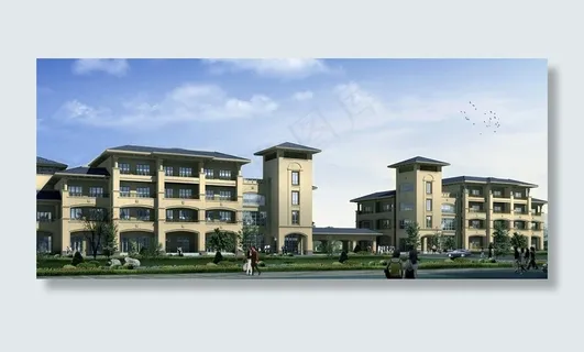 酒店景观鸟瞰图图片 酒店景观鸟瞰图图片