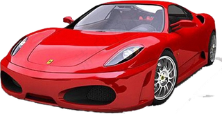 红色法拉利3d效果图免抠png透明素材