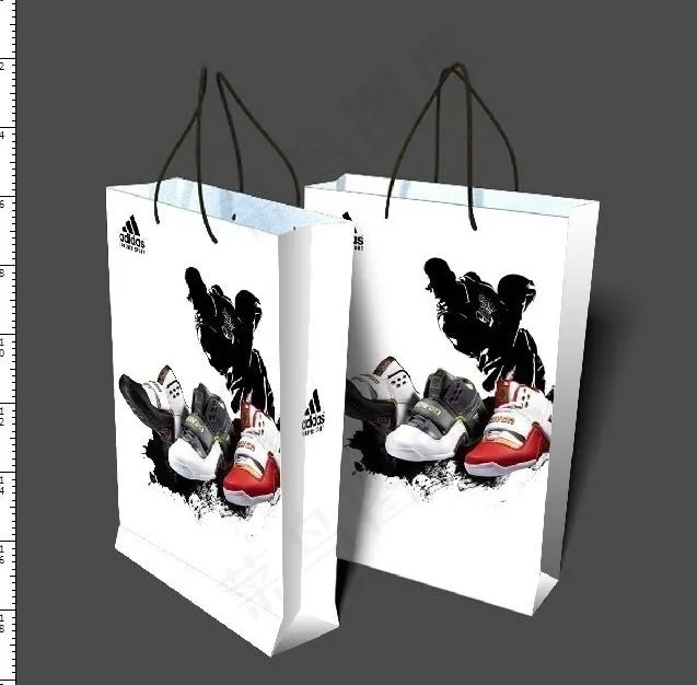 手提带图片ai矢量模版下载