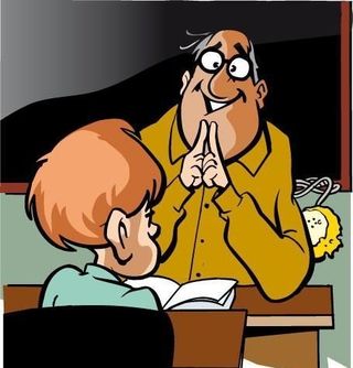 学校主题卡通插图矢量素材