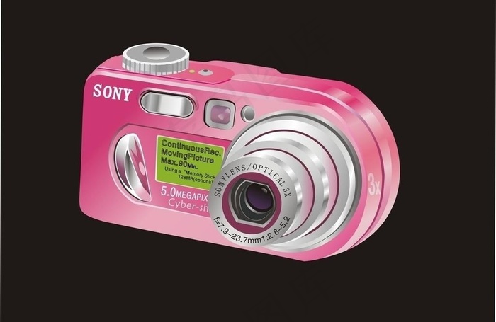 sony相机图片cdr矢量模版下载