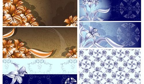 特别的百合花矢量素材