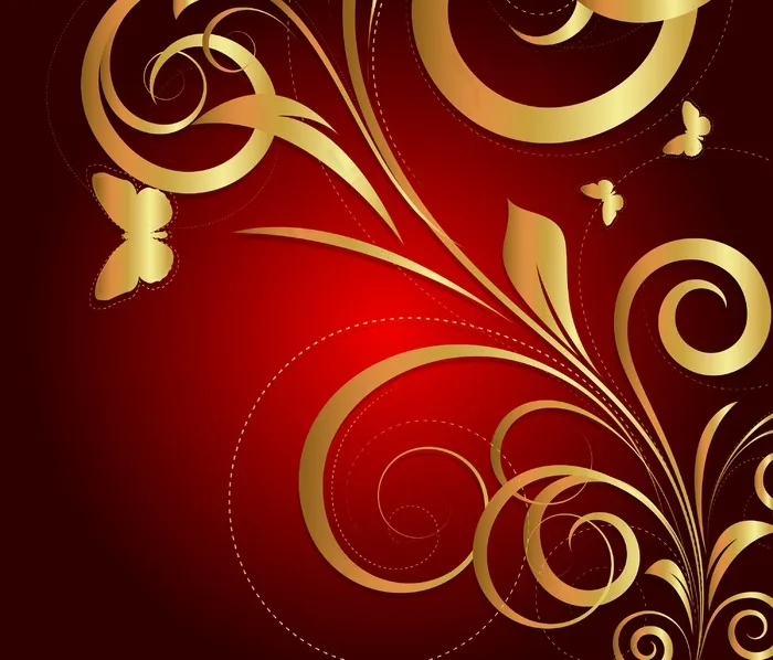 植物区系的设计背景eps,ai矢量模版下载