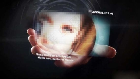 手托相片展示模板