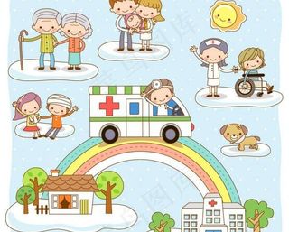 医院医疗体系图片