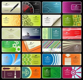 多款名片模板矢量素材