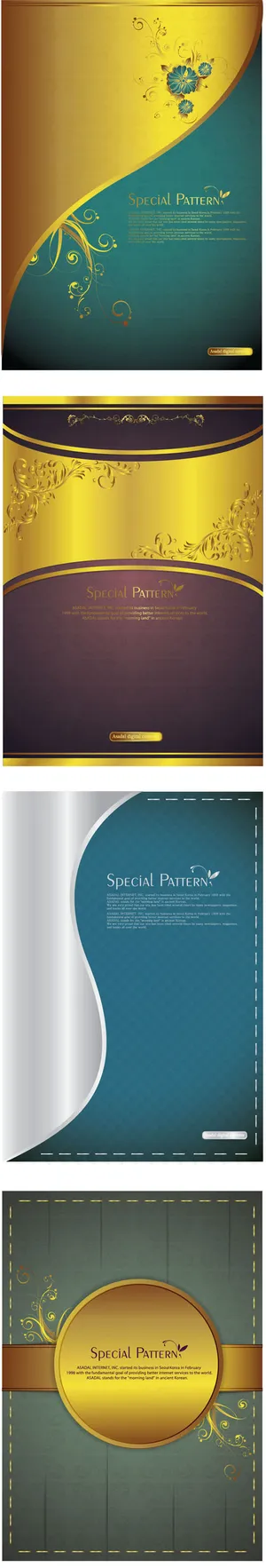 高贵典雅海报模板矢量素材