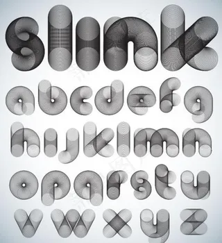 创意字母设计矢量图2