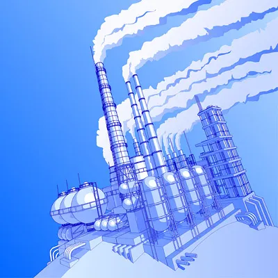 重工业污染向量