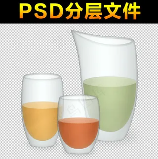 透明杯素材免扣大图