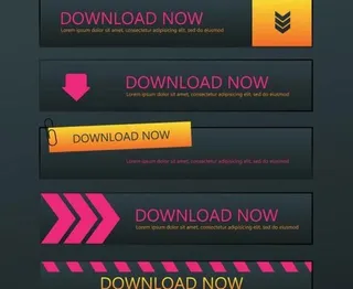 精致按钮矢量素材