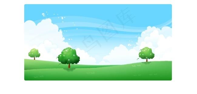 春天藍天风景