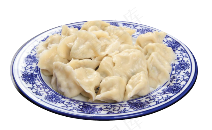 彩色饺子水饺海报设计PNG免扣素材