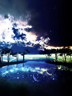 夜空风景图片 夜空风景图片