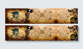 海盗展板背景墙