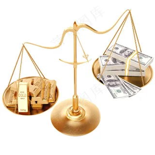 天平金砖美元图片 天平金砖美元图片