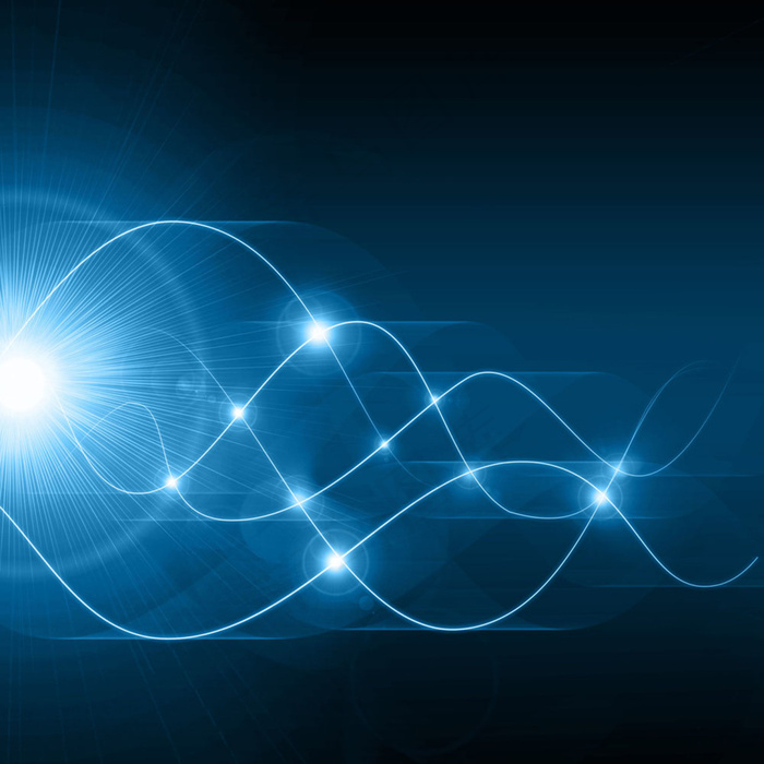 流动的光淘宝设计蓝色科技