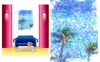 家居室内装饰抽象墙画