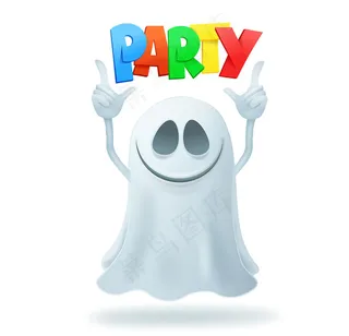 万圣节小鬼矢量