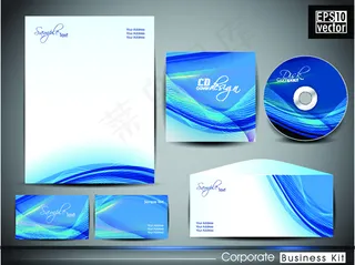 时尚企业VI系统矢量素材