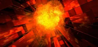 火球爆炸视频LED影视制作素材